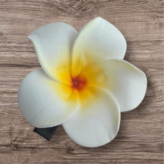 Small Flower Clip Hair White - ETHNEEGIFTS