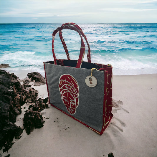 ETHNEEK BURLAP TOTES BAG