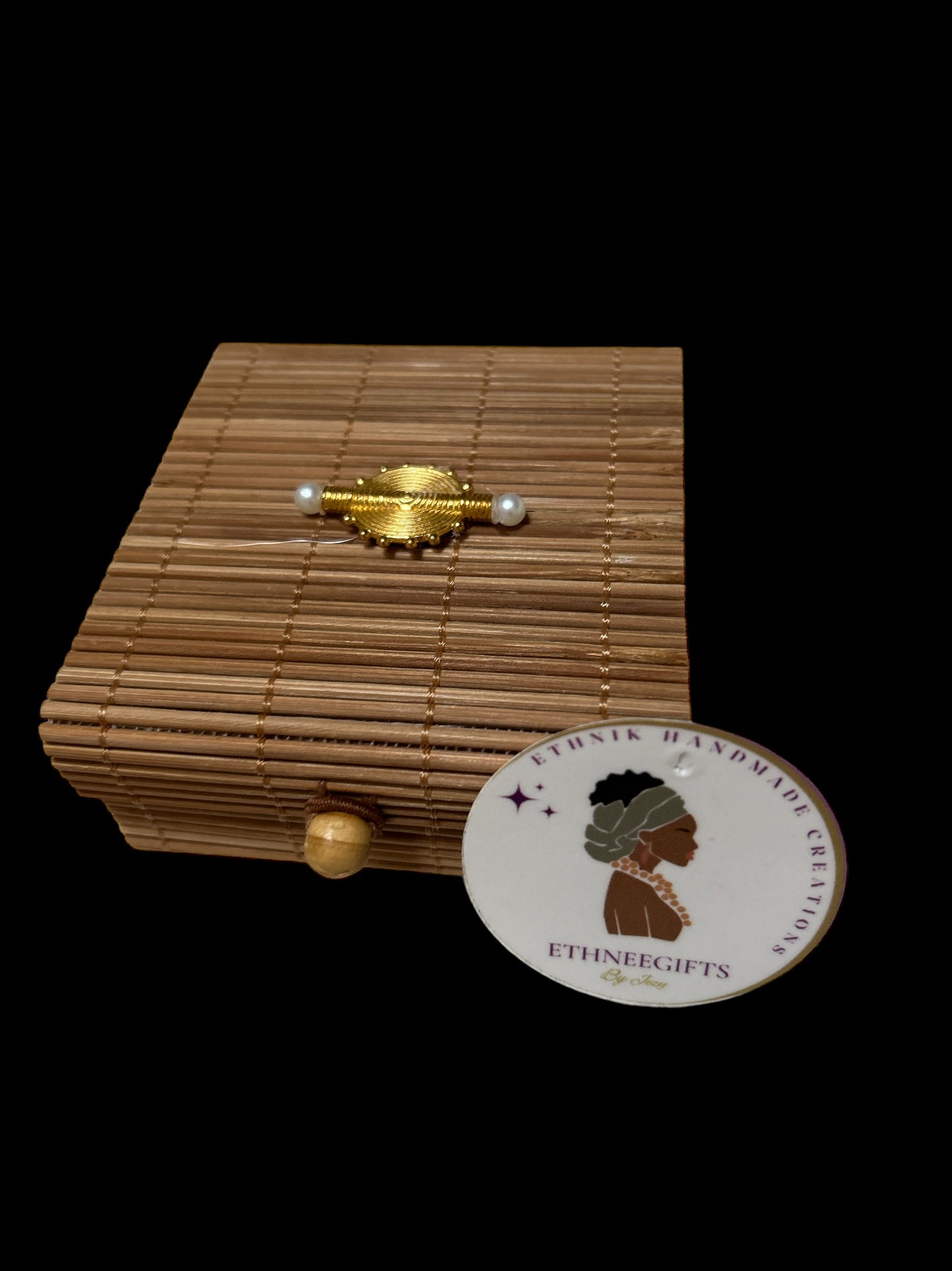 ETHNEEK BOX Bronze Akan Weight