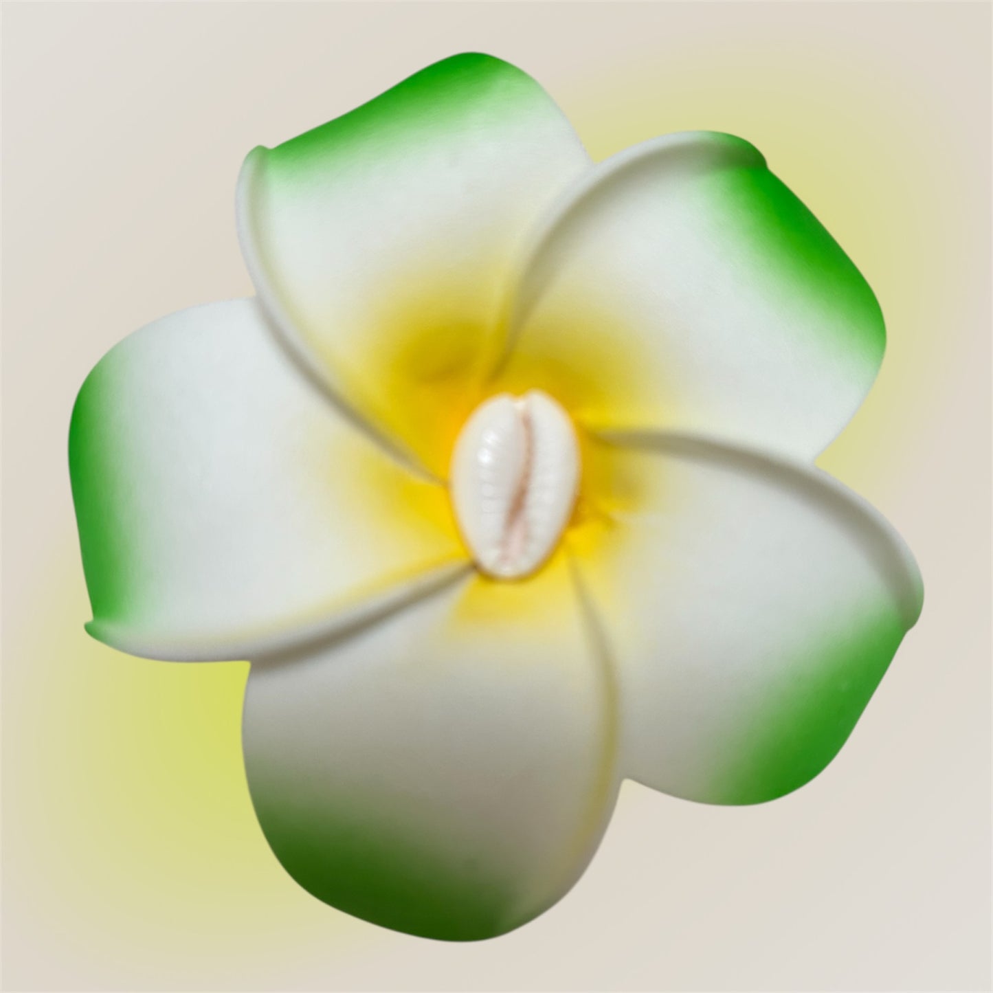 Medium Flower Clip Hair Green - ETHNEEGIFTS