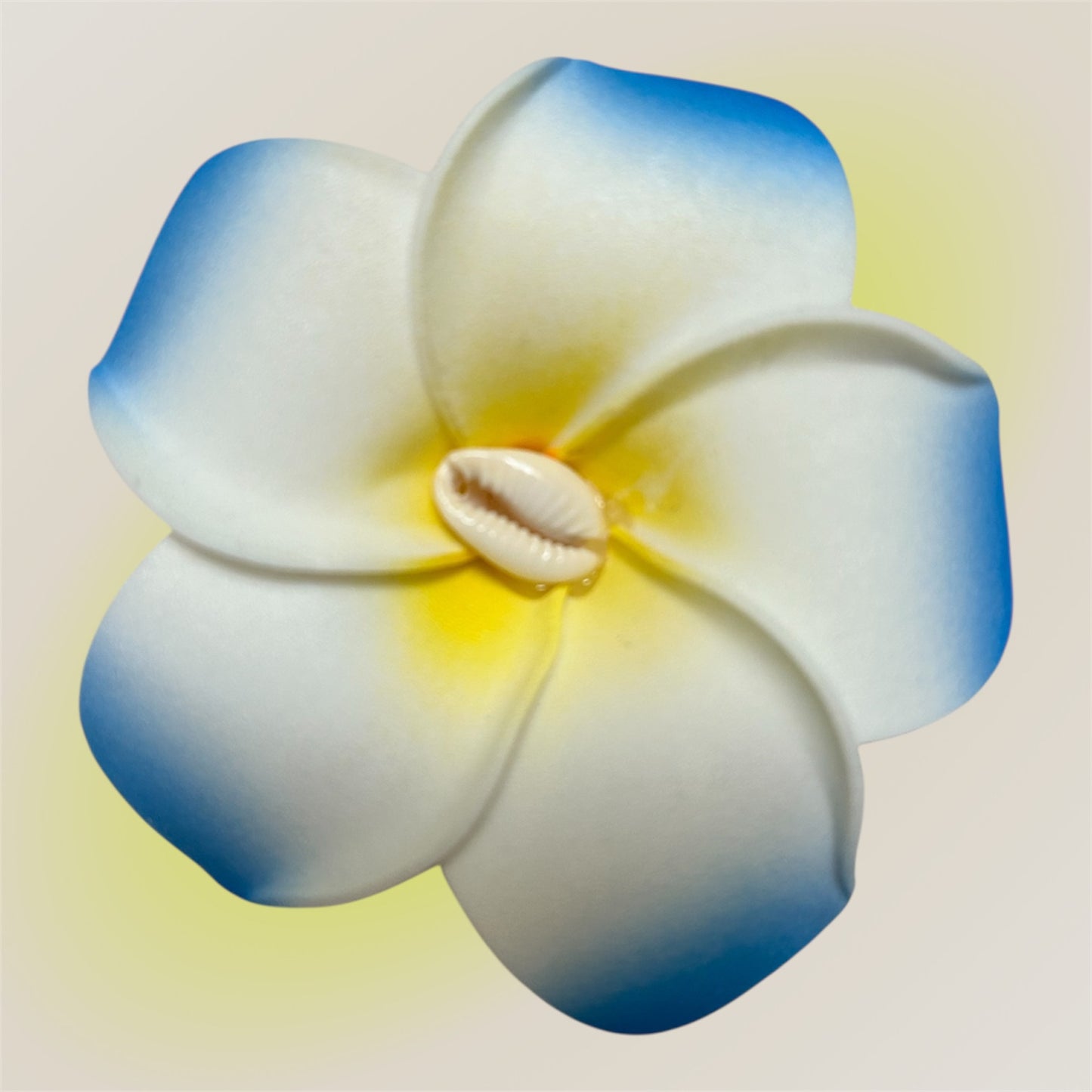Medium Flower Clip Hair Blue - ETHNEEGIFTS