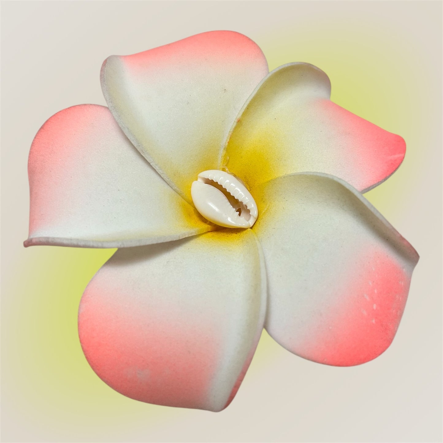 Large Flower Clip Hair Salmon - ETHNEEGIFTS