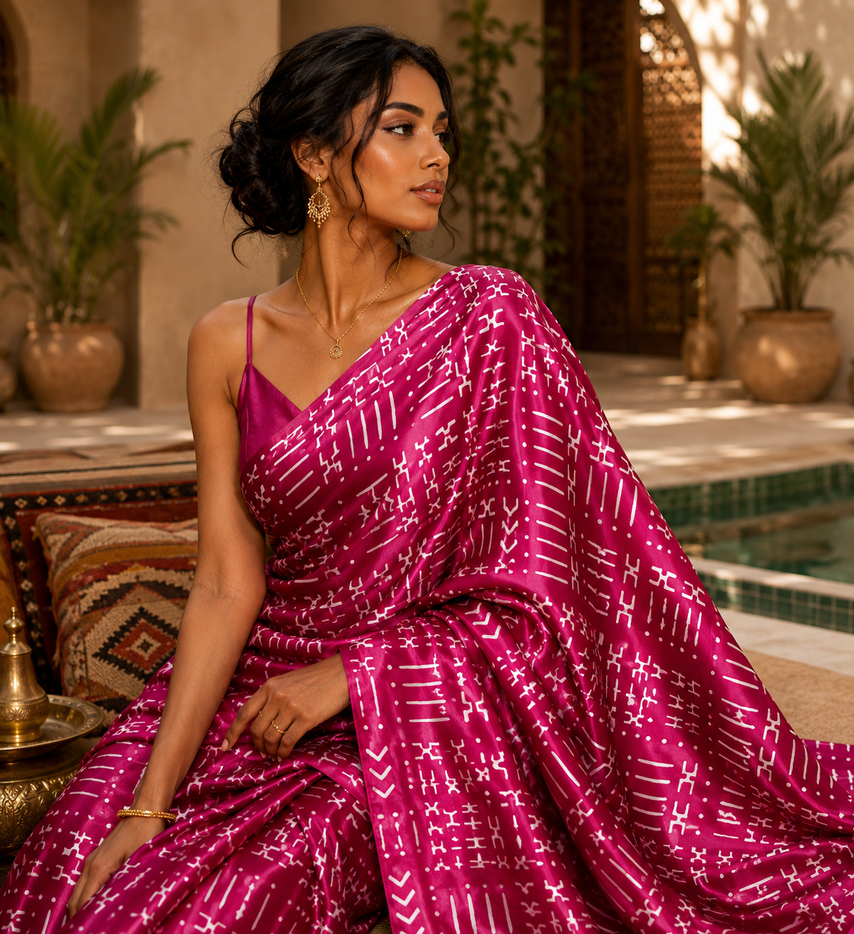 FABRIC SILK WAX & CHIFFON