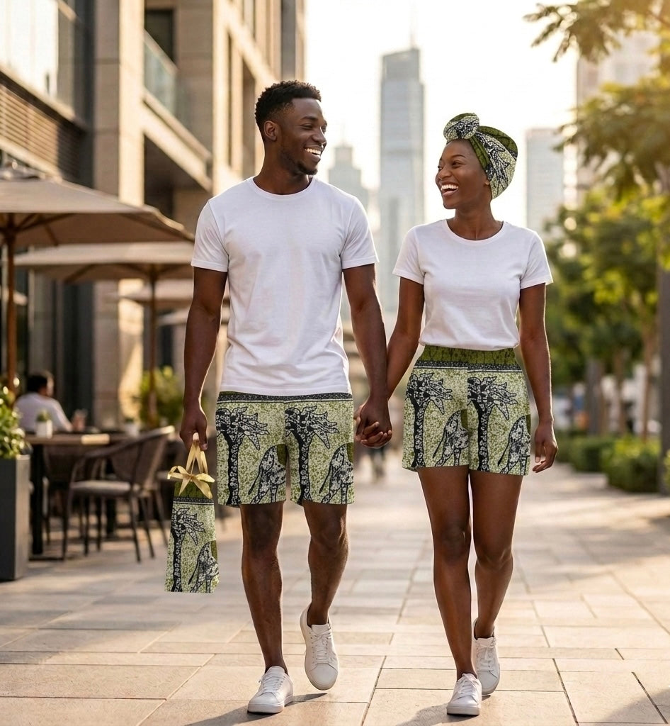ETHNEEK SHORT Olive Green