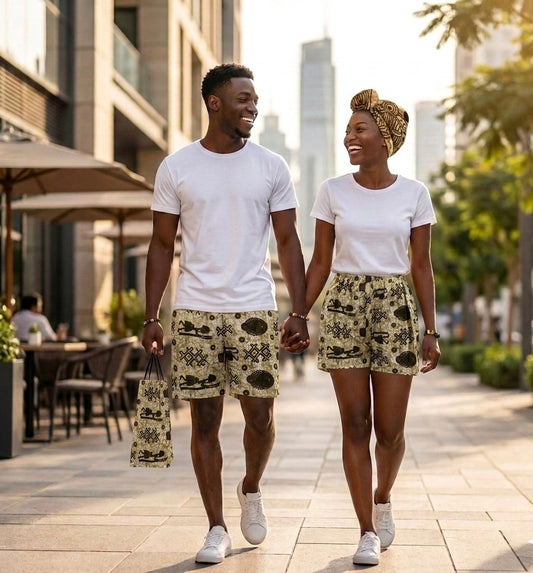 ETHNEEK SHORT Olive Brown