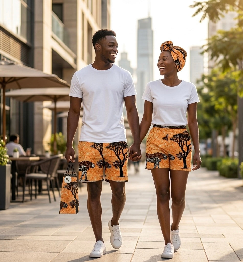 ETHNEEK SHORT Orange