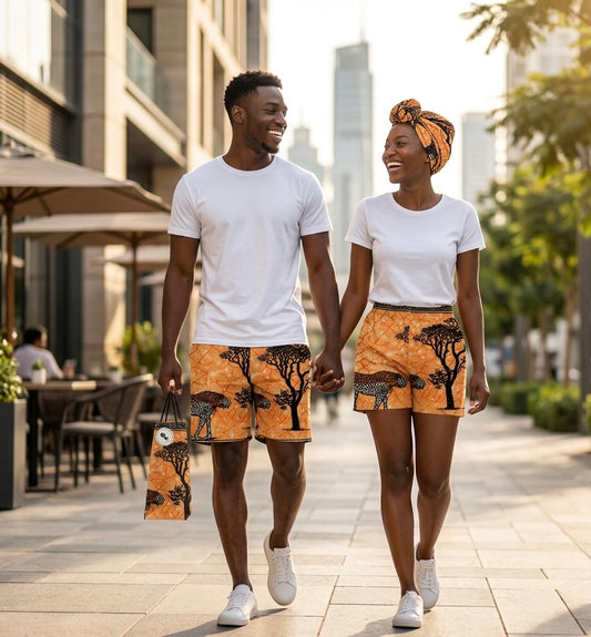 ETHNEEK SHORT Orange