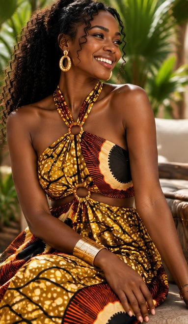 EARTH RHYTHM | African Wax Print · Geometric Pattern