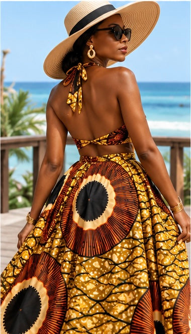 EARTH RHYTHM | African Wax Print · Geometric Pattern