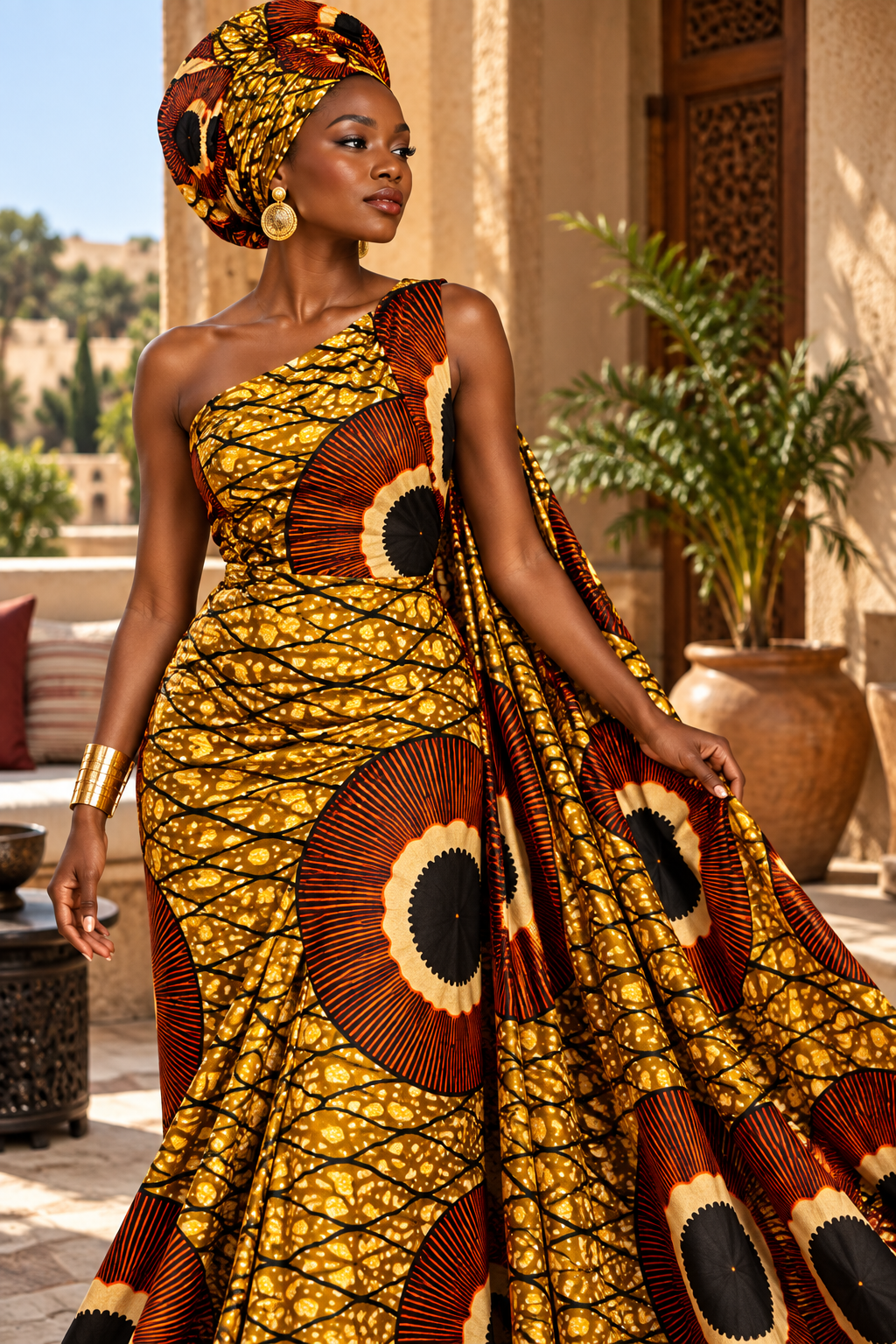 EARTH RHYTHM | African Wax Print · Geometric Pattern