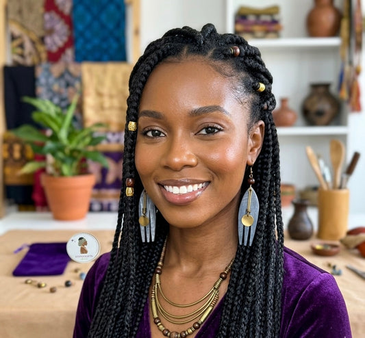 Earrings SANAA "Kijiji"