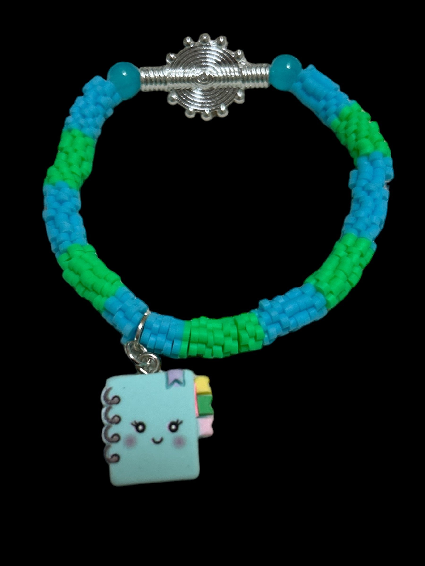 ETHNEEGIFTS - BRACELET KIDS Blue Green ORGANIZER