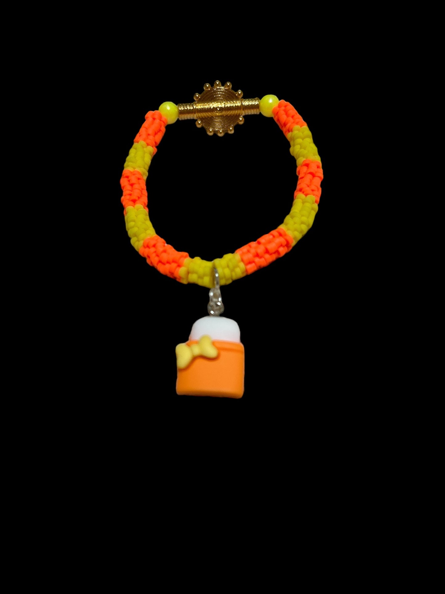 ETHNEEGIFTS - BRACELET KIDS Yellow Orange ERASER