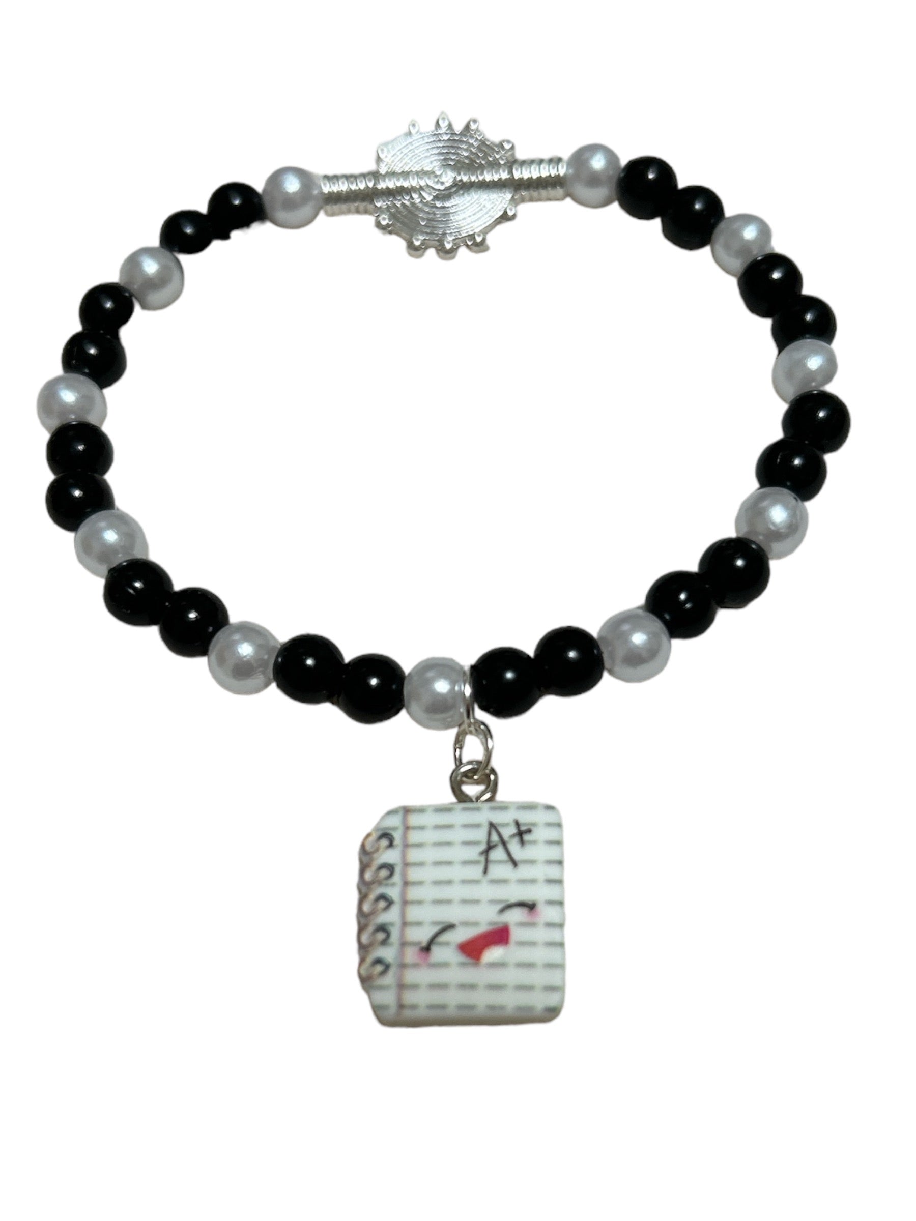 ETHNEEGIFTS - BRACELET KIDS Black White NOTEBOOK