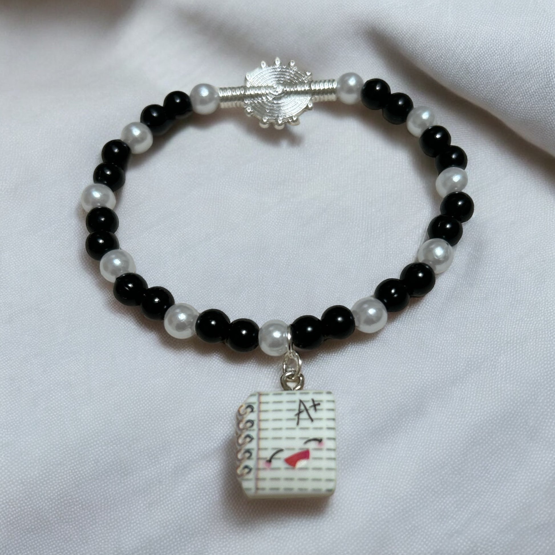 ETHNEEGIFTS - BRACELET KIDS Black White NOTEBOOK