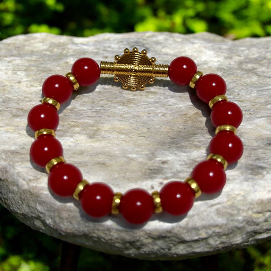 ETHNEEGIFTS - BRACELET KIDS Red Gold