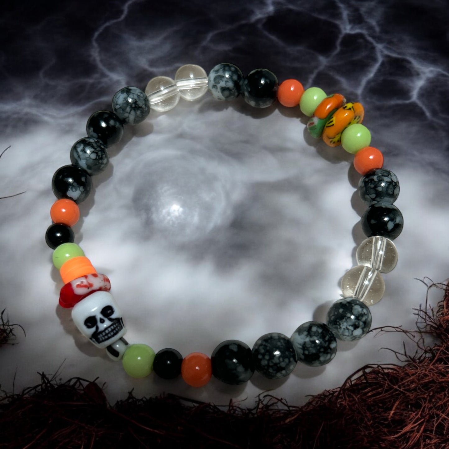 HALLOWEEN BRACELET Krobo Black