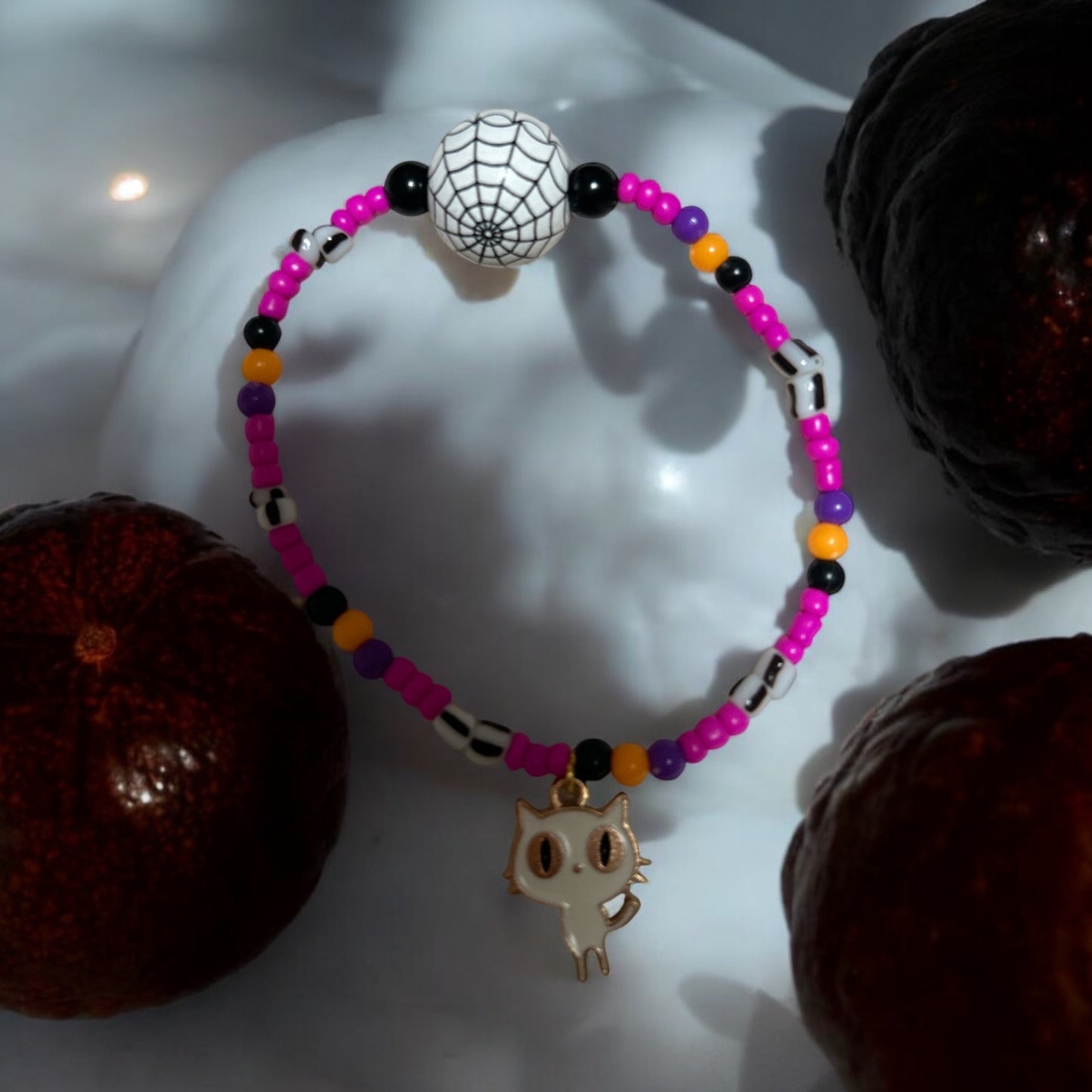 HALLOWEEN BRACELET Krobo & Akan weight Black