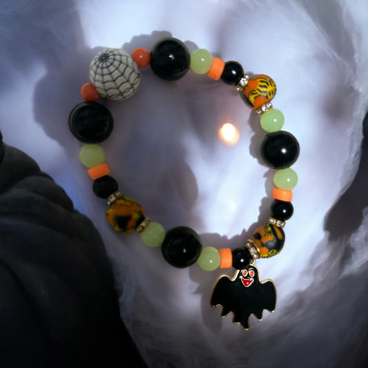 HALLOWEEN BRACELET Krobo & Akan weight Black