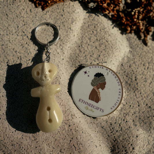 ETHNEEGIFTS - KEYRING " POUPEE "