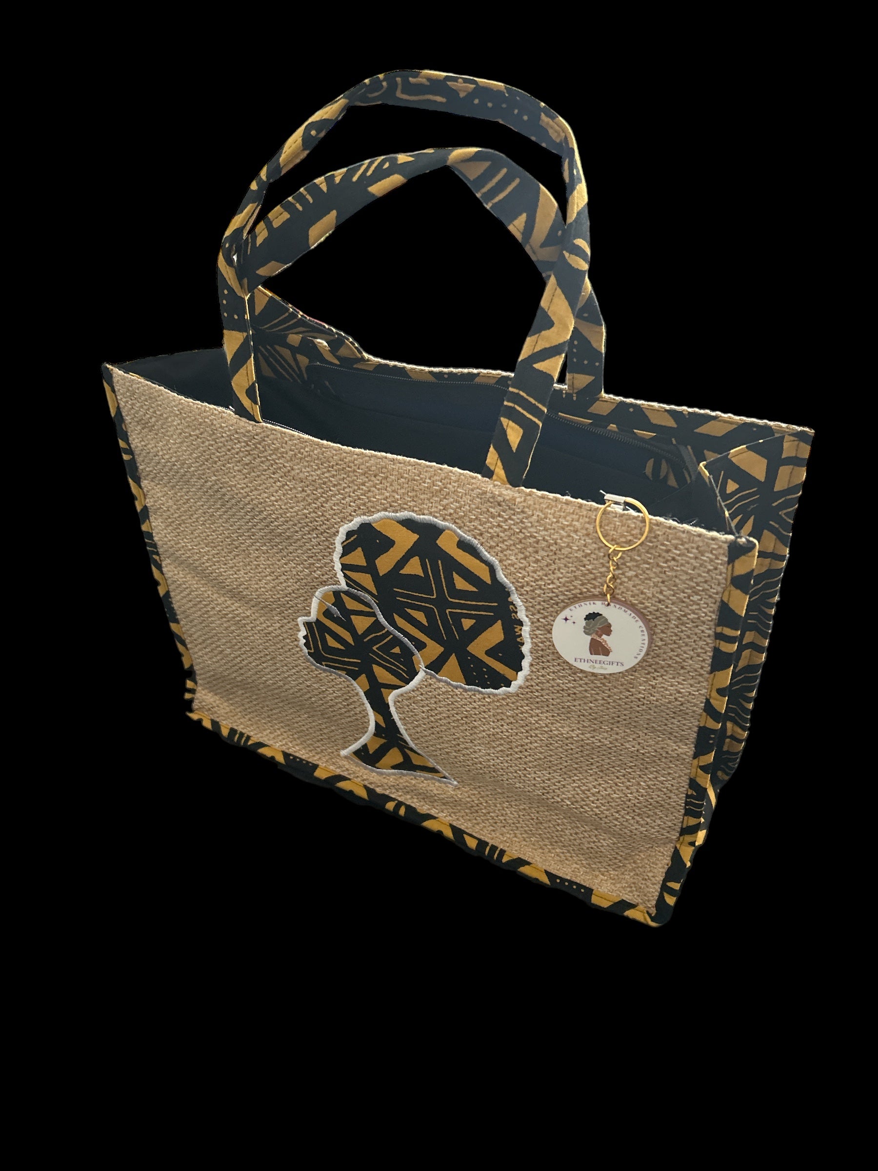 ETHNEEGIFTS - ETHNEEK BURLAP TOTES BAG