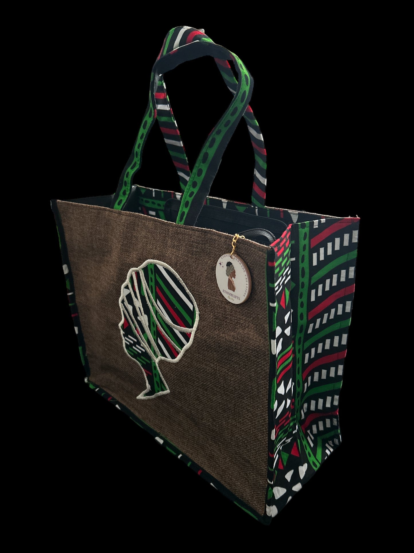 ETHNEEGIFTS - ETHNEEK BURLAP TOTES BAG