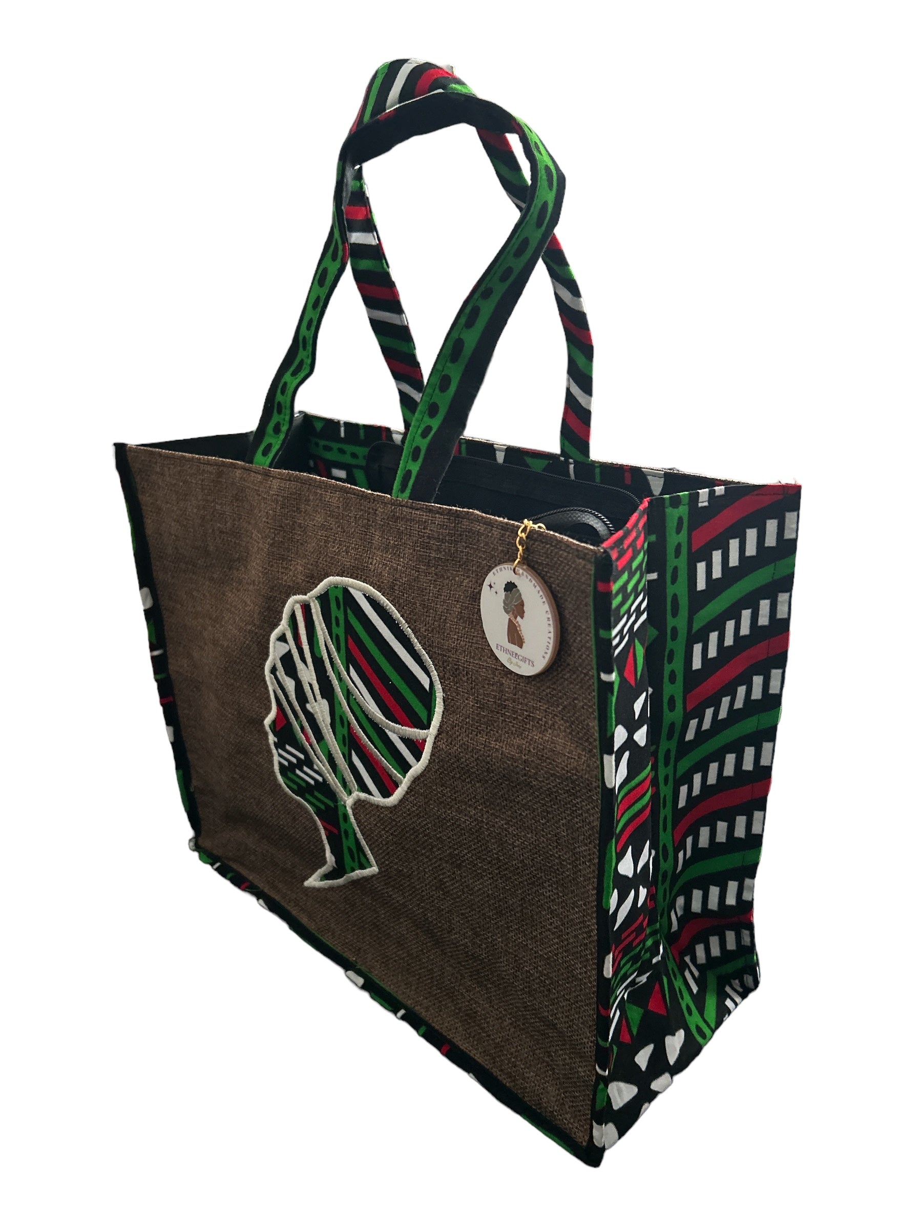 ETHNEEGIFTS - ETHNEEK BURLAP TOTES BAG