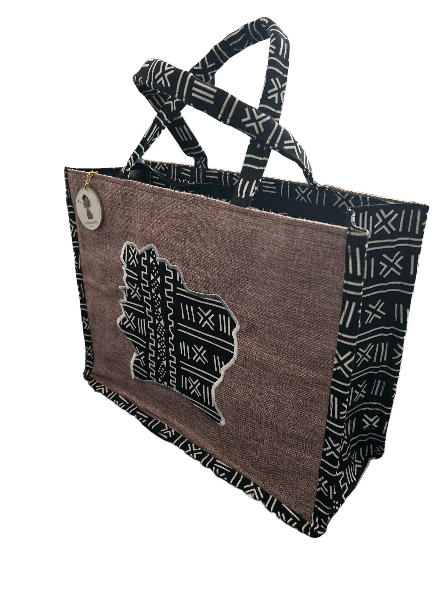 ETHNEEGIFTS - ETHNEEK BURLAP TOTES BAG