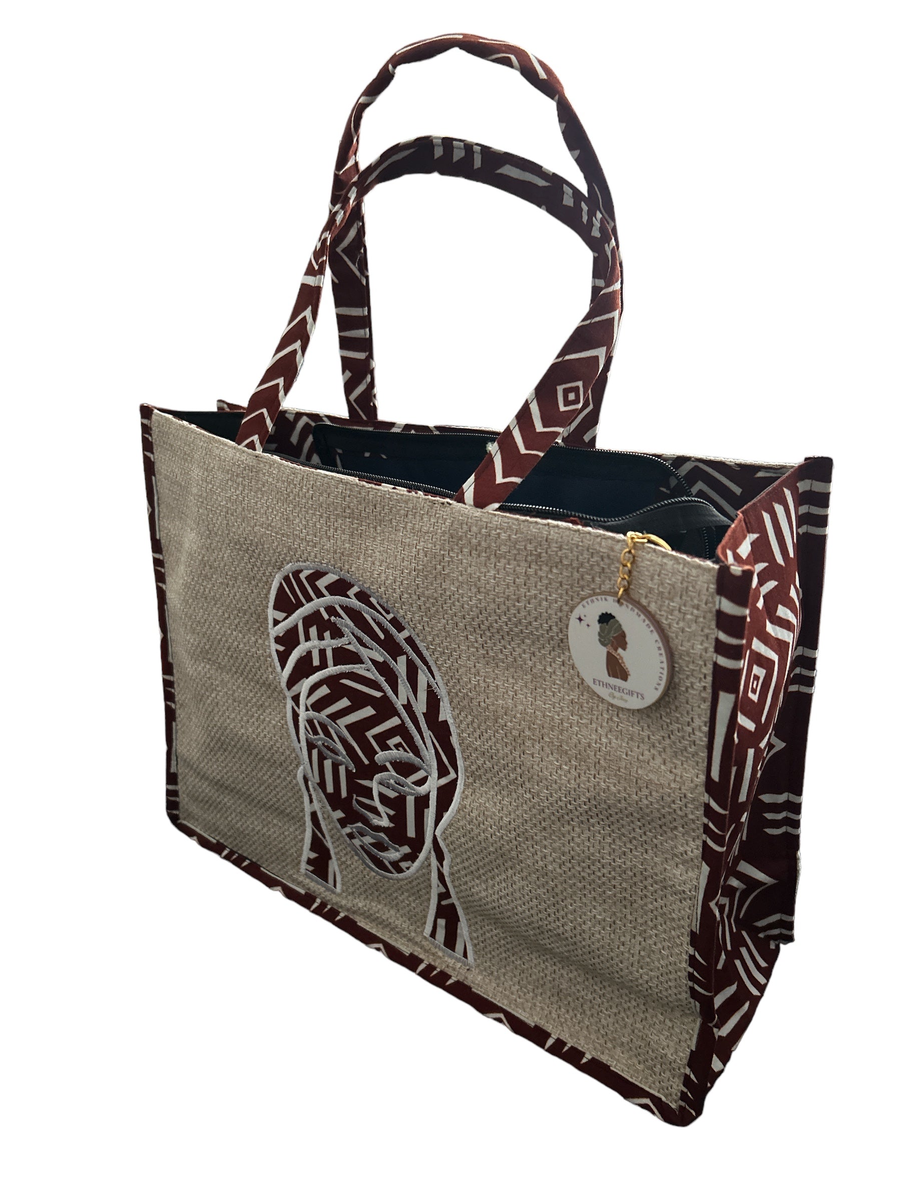 ETHNEEGIFTS - ETHNEEK BURLAP TOTES BAG