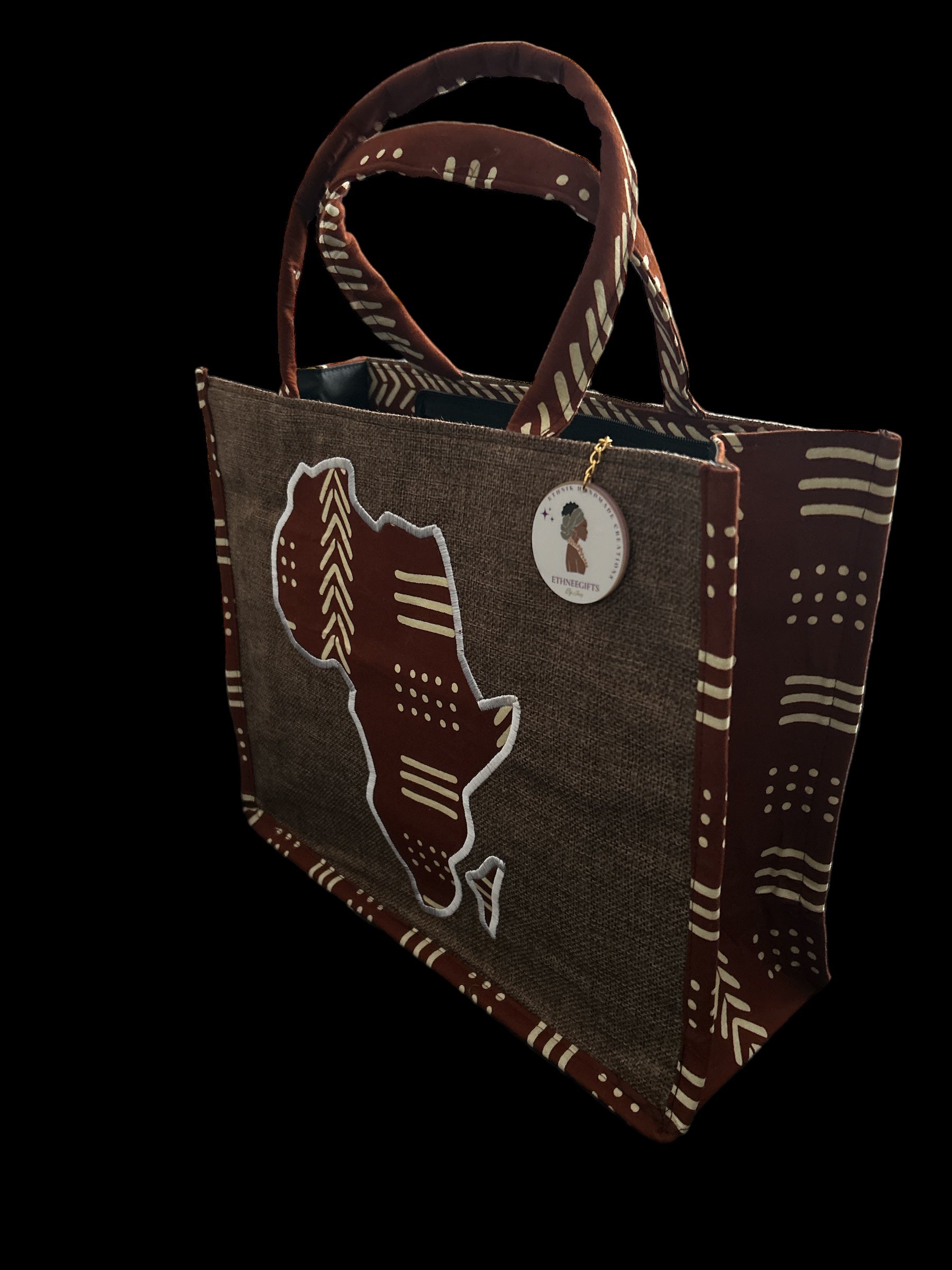 ETHNEEGIFTS - ETHNEEK BURLAP TOTES BAG