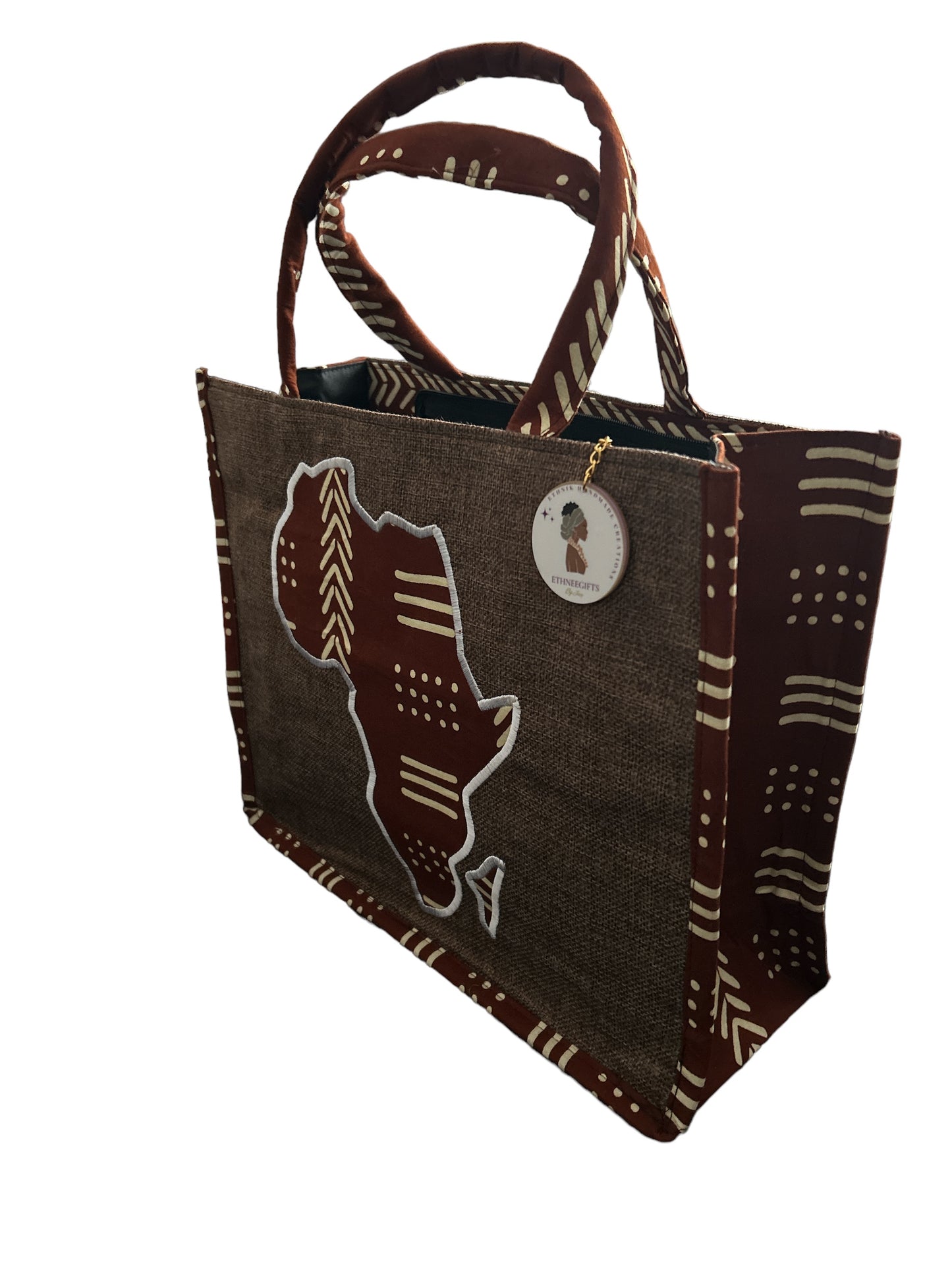 ETHNEEGIFTS - ETHNEEK BURLAP TOTES BAG