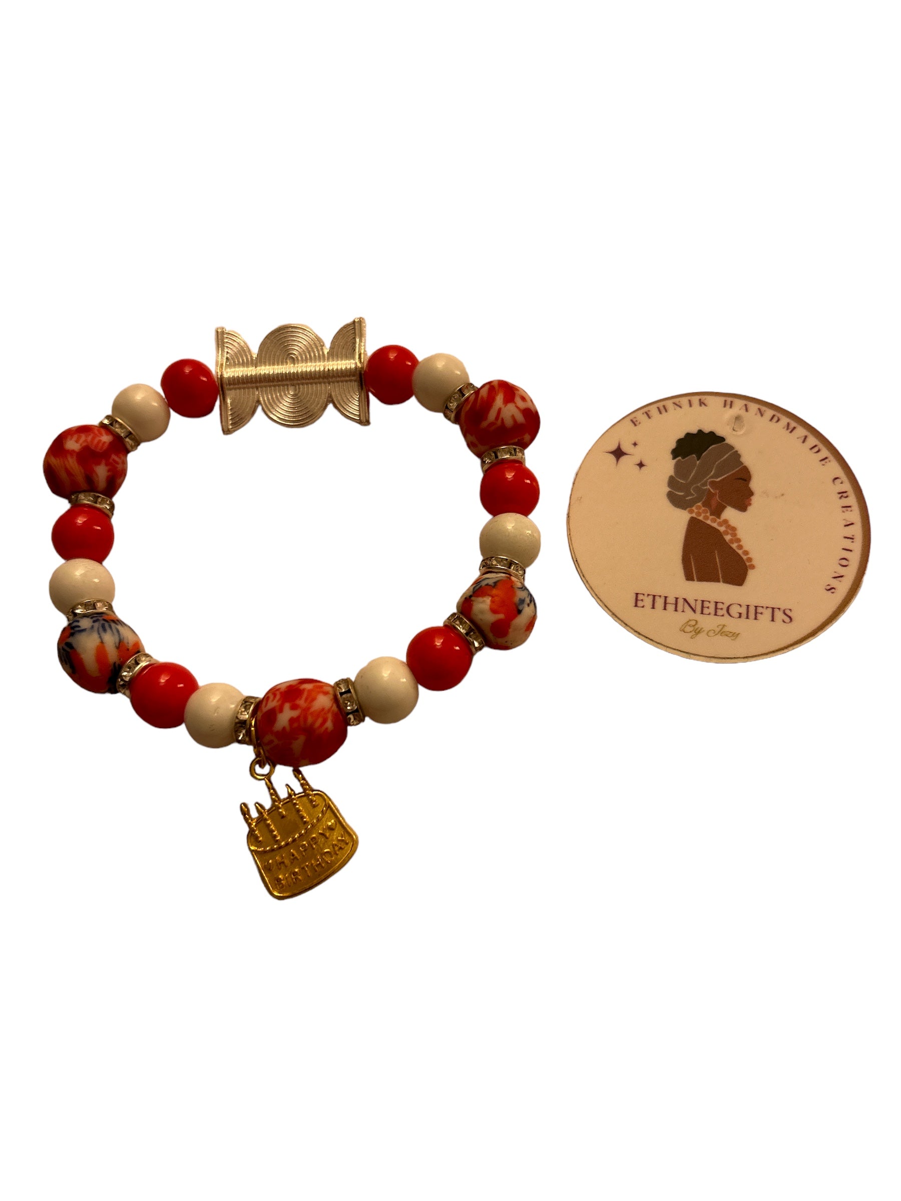 ETHNEEGIFTS - BIRTHDAY BRACELET "HAPPY BDAY"