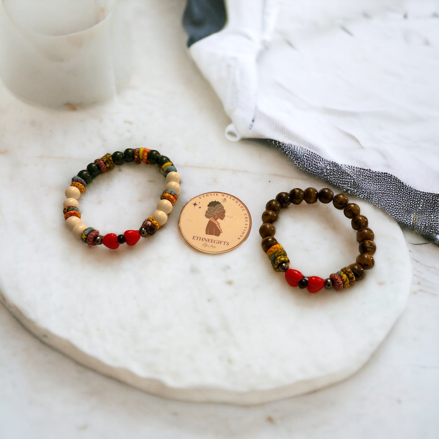 ETHNEEGIFTS - LOVE BRACELET "DUO"