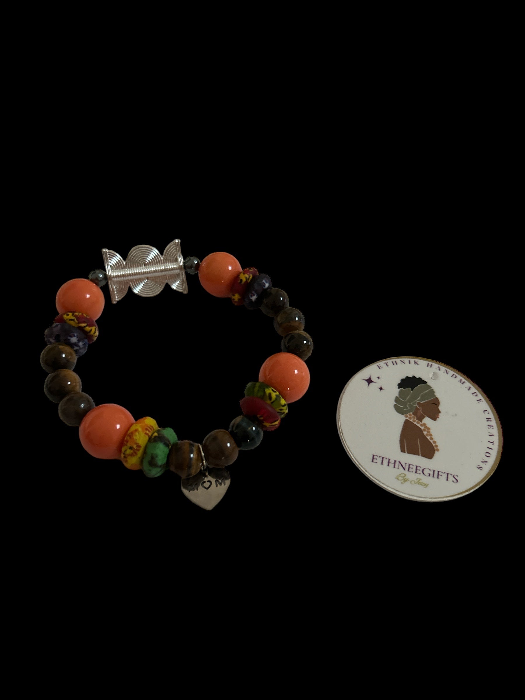 ETHNEEGIFTS - QUEEN MOTHER BRACELET "Mom"