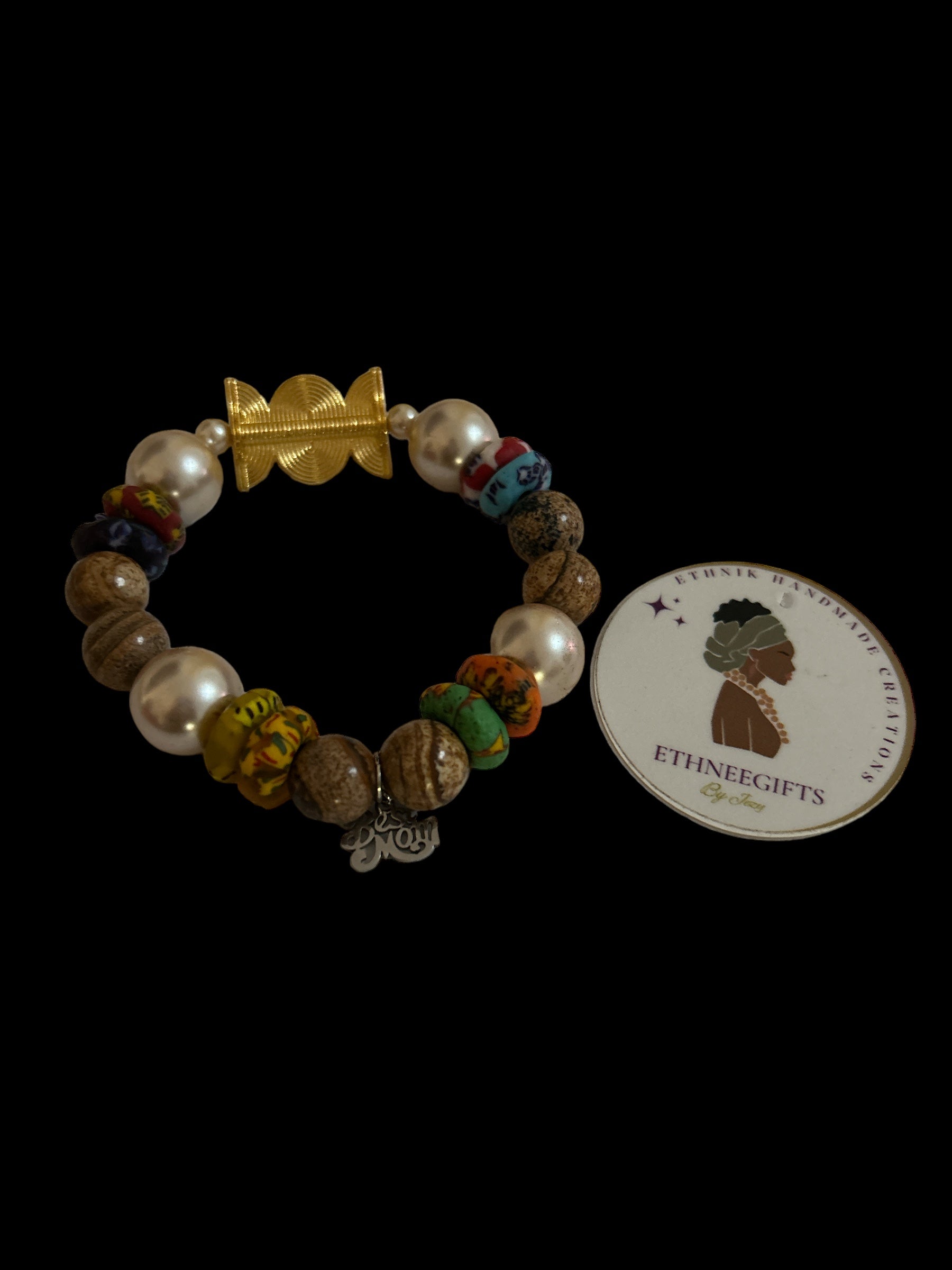 ETHNEEGIFTS - QUEEN MOTHER BRACELET "Best Mom"