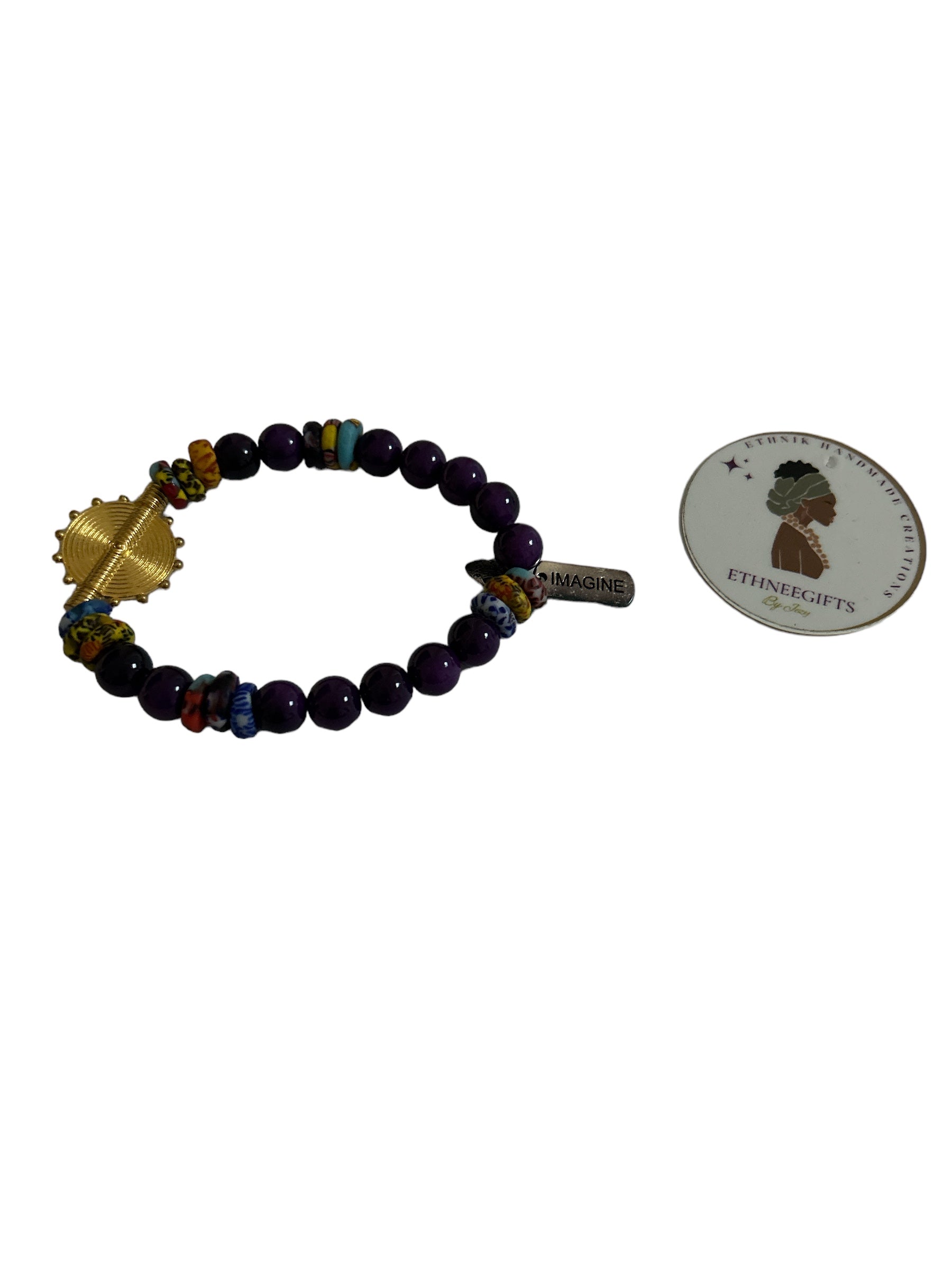 ETHNEEGIFTS - MOTIVATION BRACELET " IMAGINE"