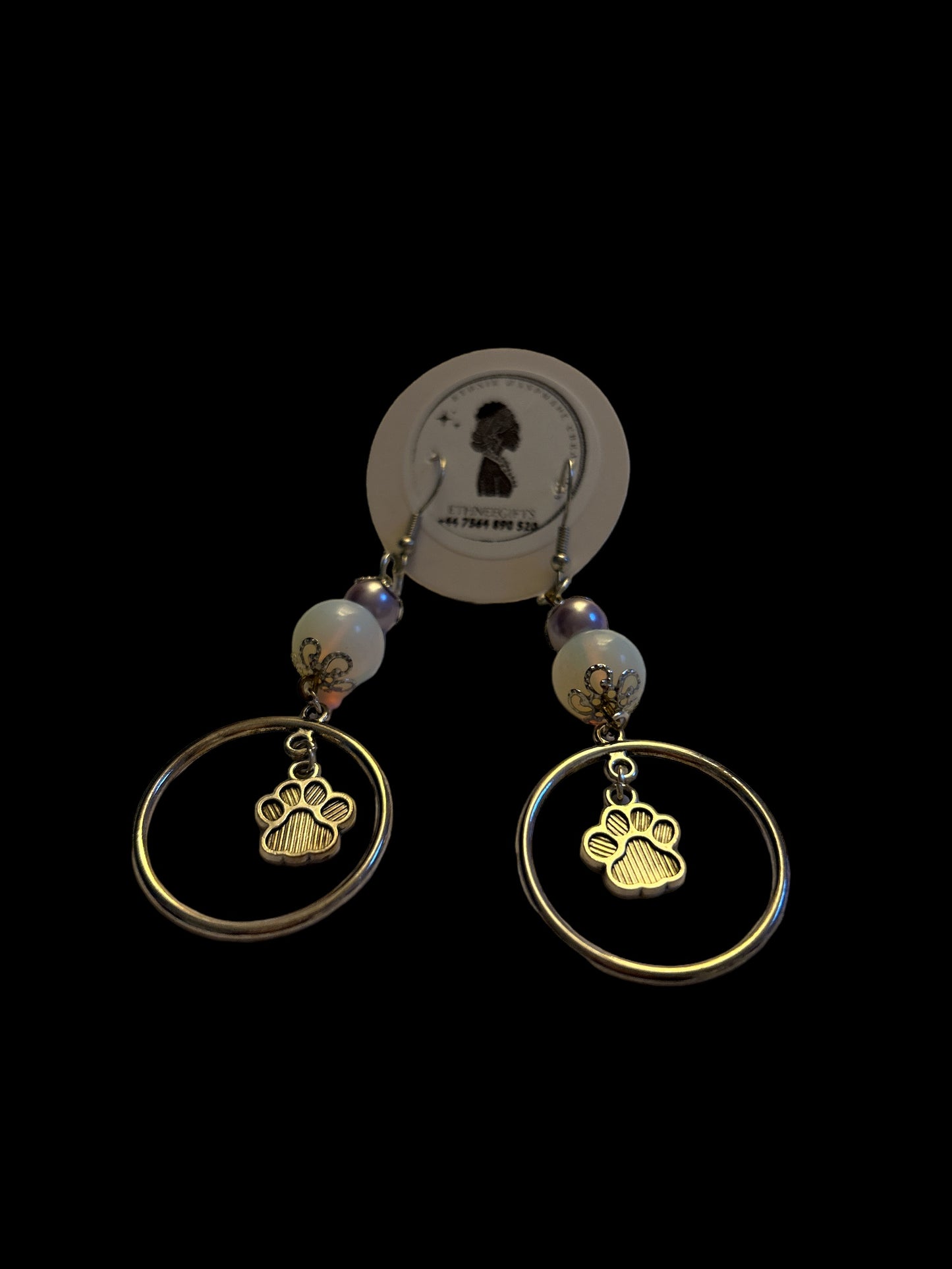 ETHNEEGIFTS - PETS LOVERS EARRINGS "JOY"