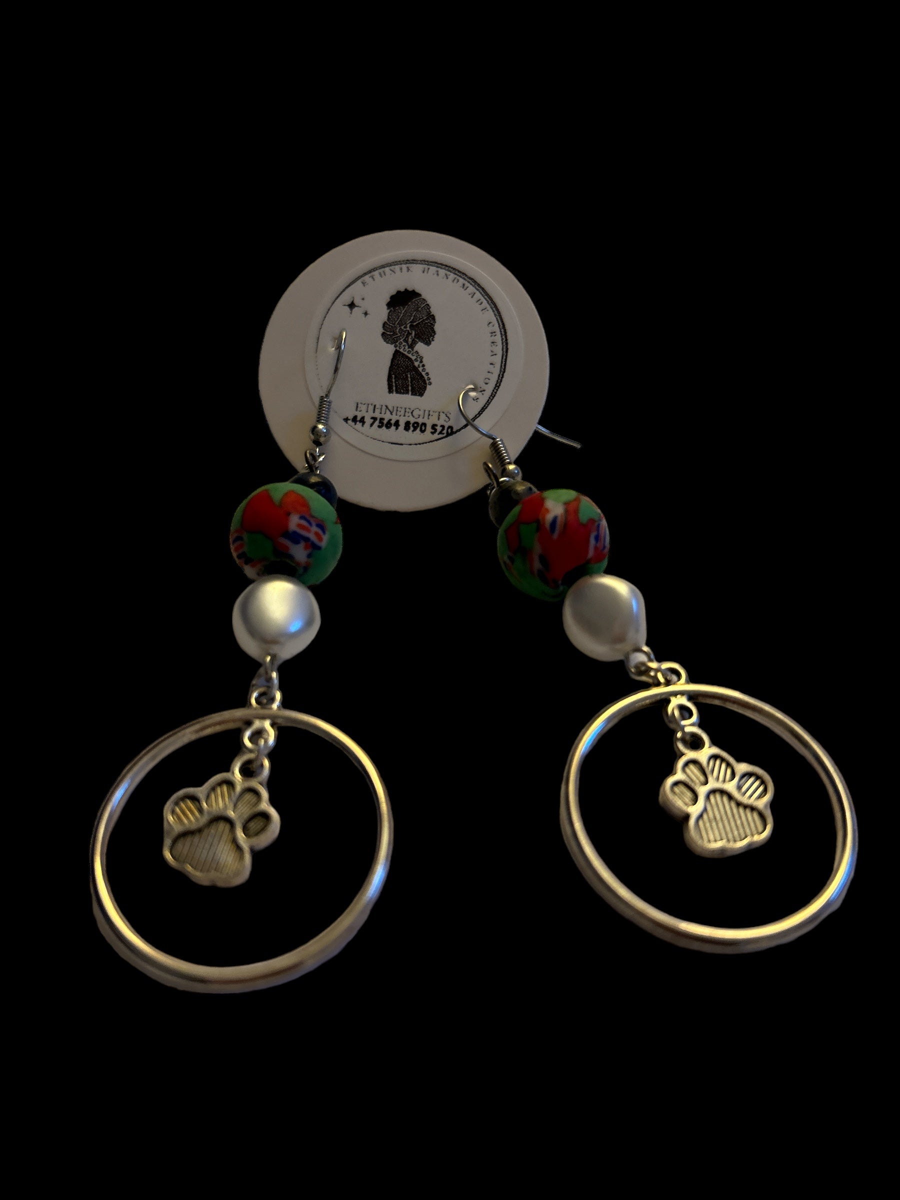 ETHNEEGIFTS - PETS LOVERS EARRINGS "JOY"