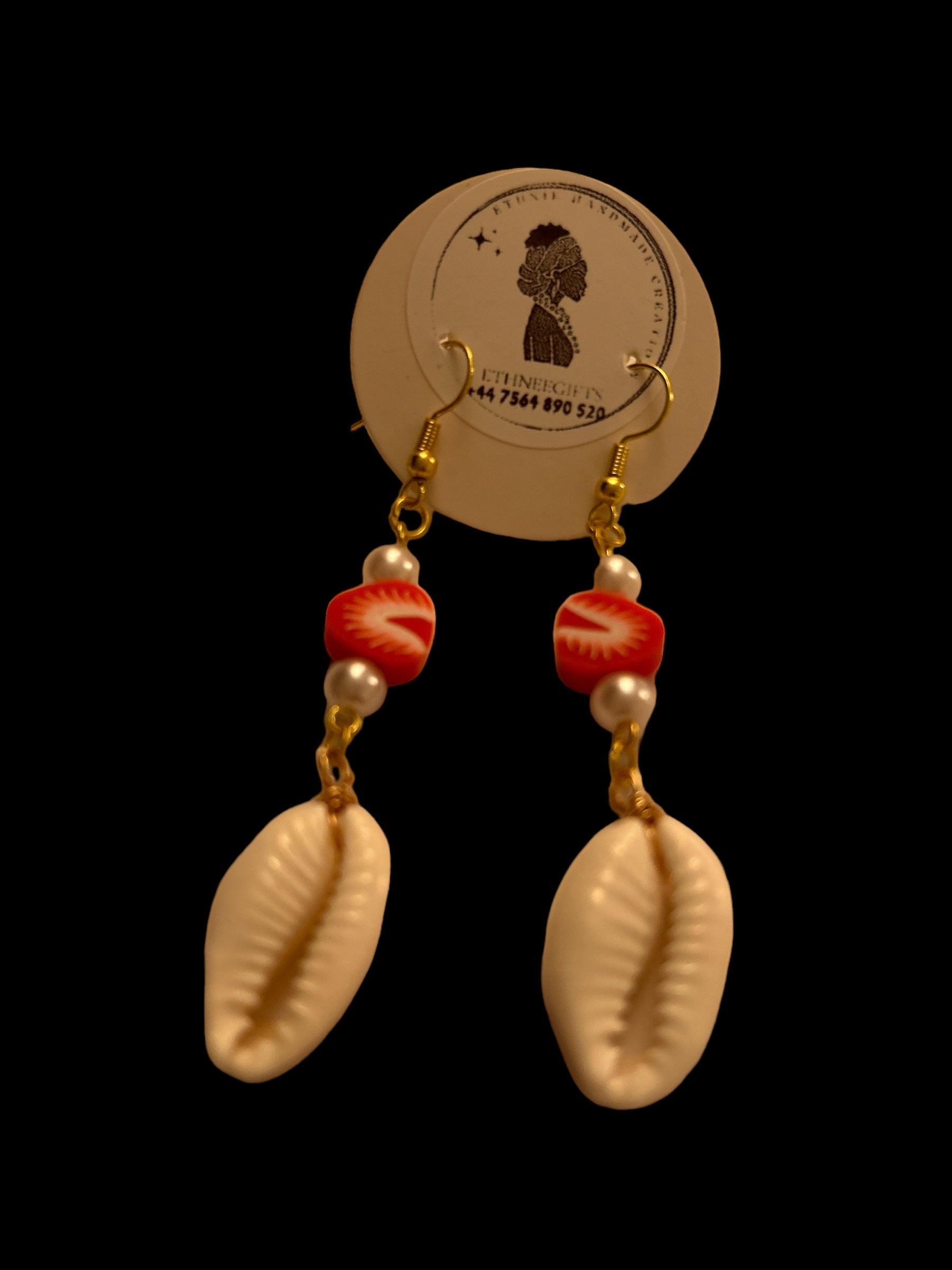 ETHNEEGIFTS - AKWABA EARRINGS "SUN"