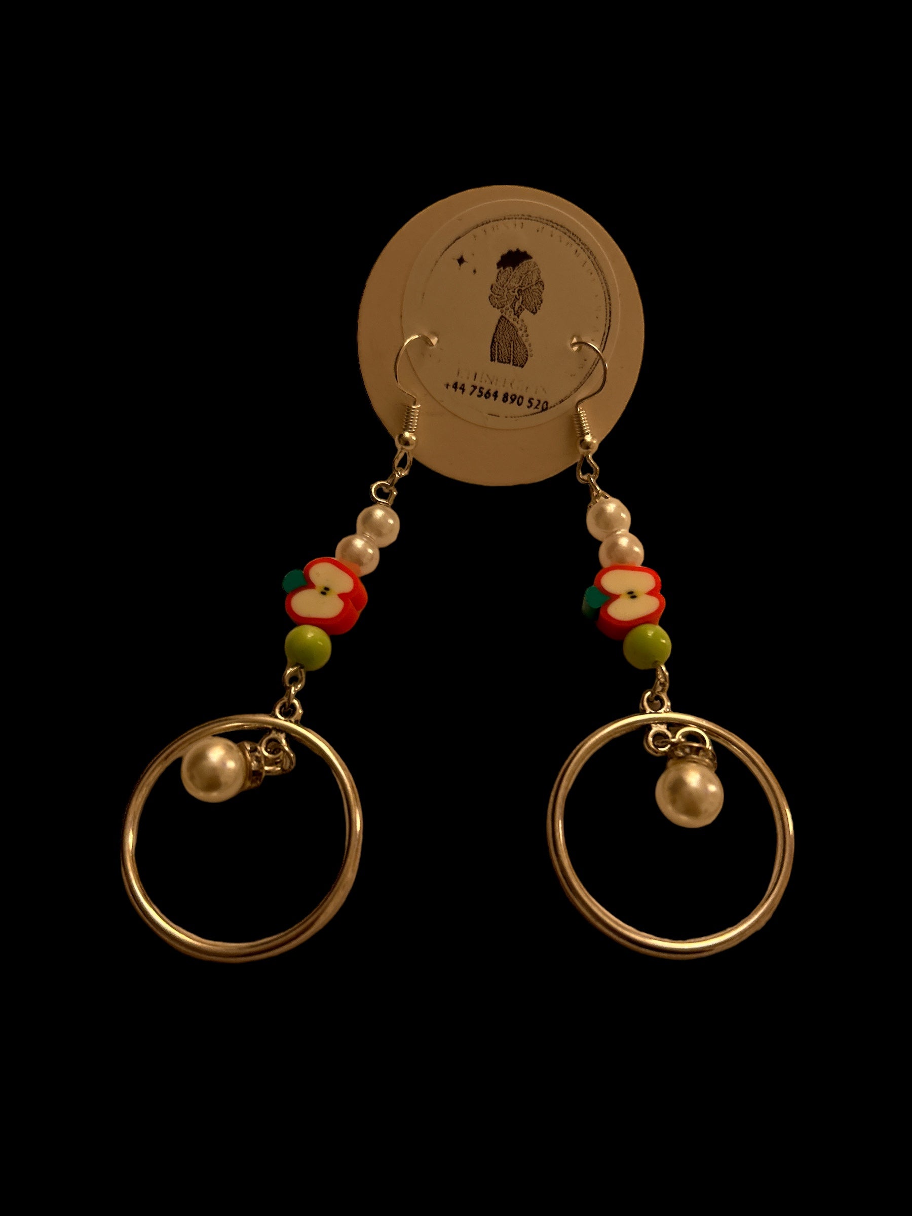 ETHNEEGIFTS - AKWABA EARRINGS "SUN"