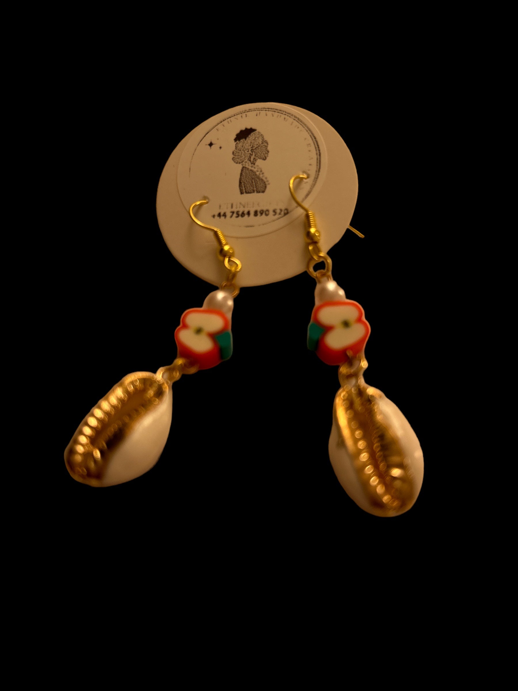 ETHNEEGIFTS - AKWABA EARRINGS "SUN"