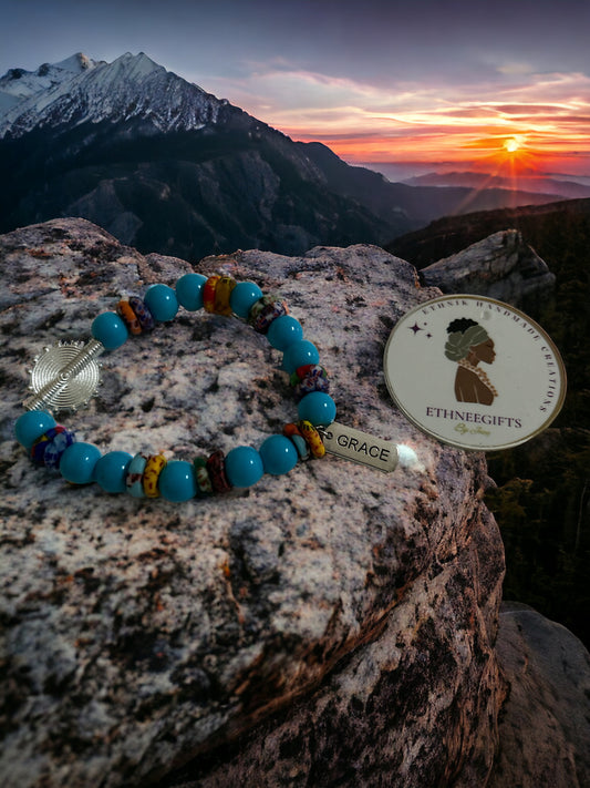 ETHNEEGIFTS - MOTIVATION BRACELET " GRACE"