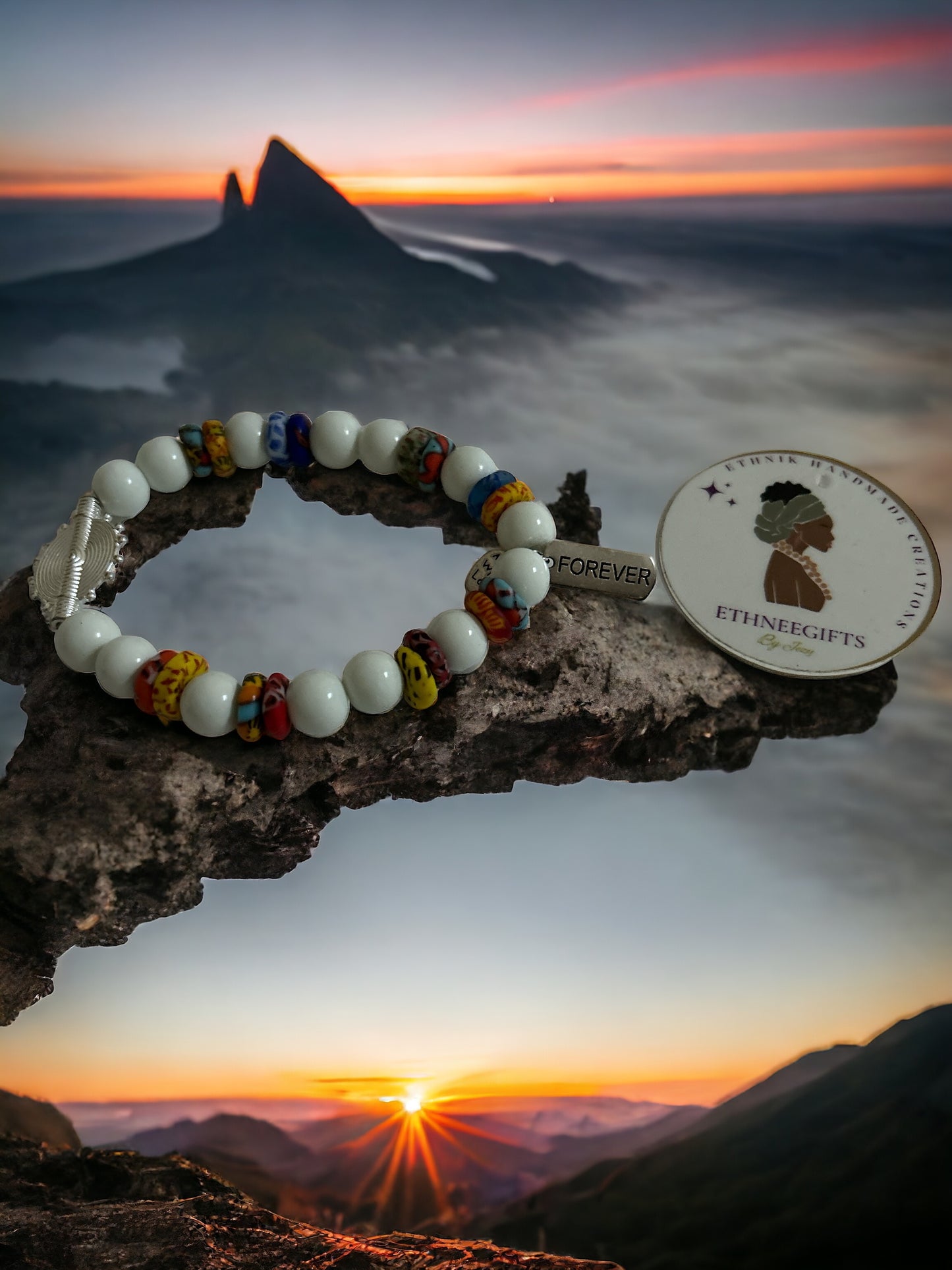 ETHNEEGIFTS - MOTIVATION BRACELET " FOREVER"