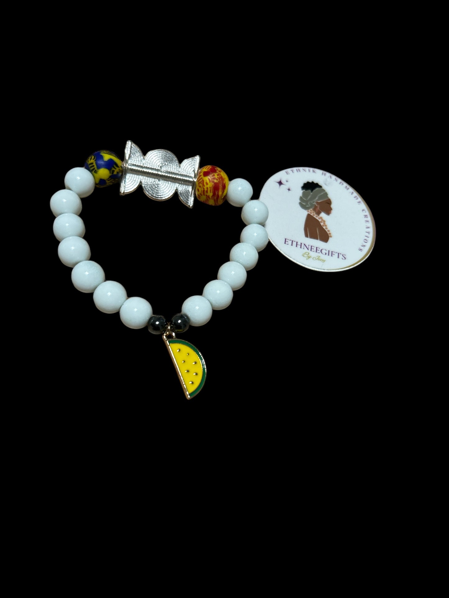 ETHNEEGIFTS - AKWABA BRACELET "Sun & Fresh"