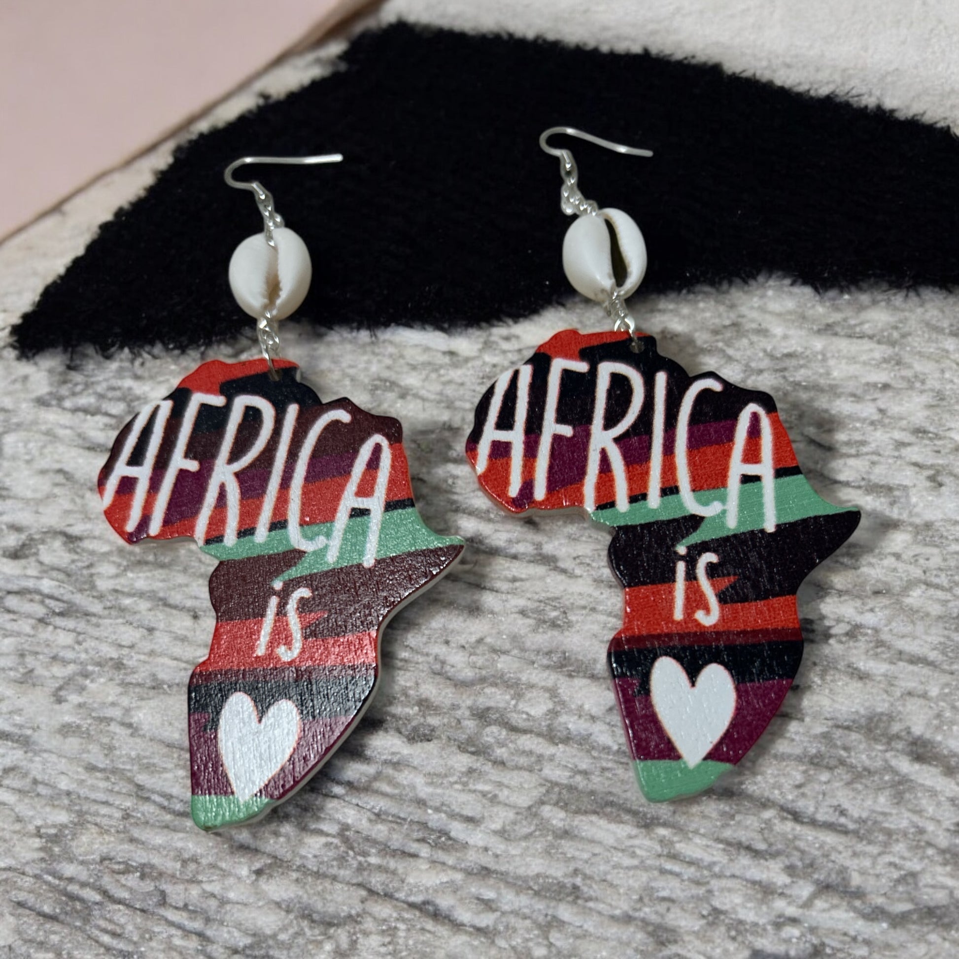 Earrings SANAA Africa silver