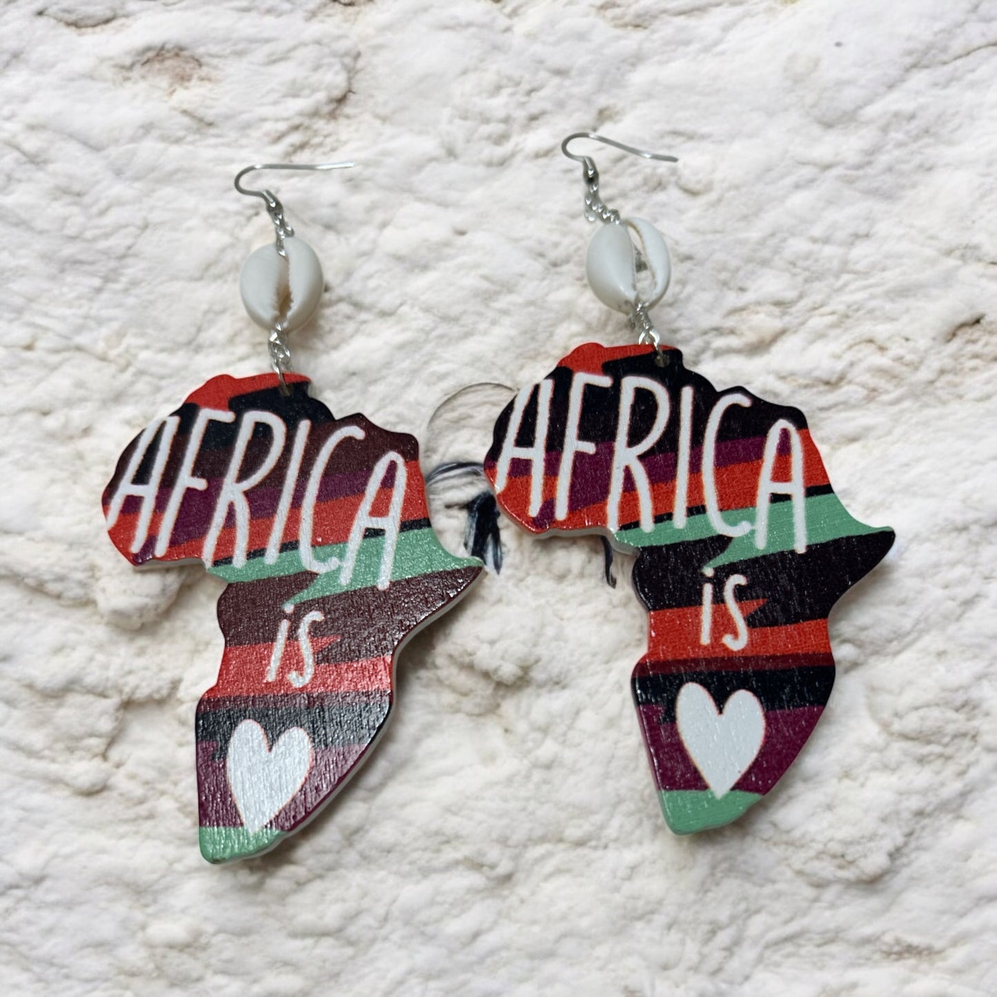 Earrings SANAA Africa silver