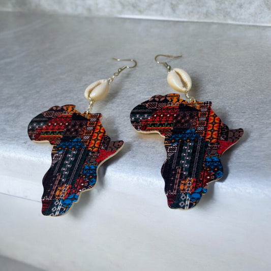 Earrings SANAA Africa Wax Silver