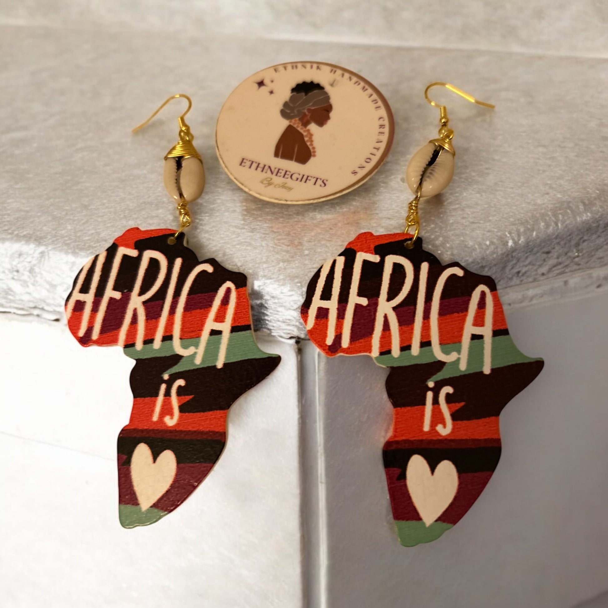 Earrings SANAA Africa Gold