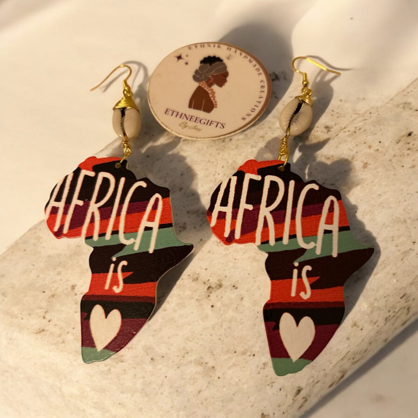 Earrings SANAA Africa Gold