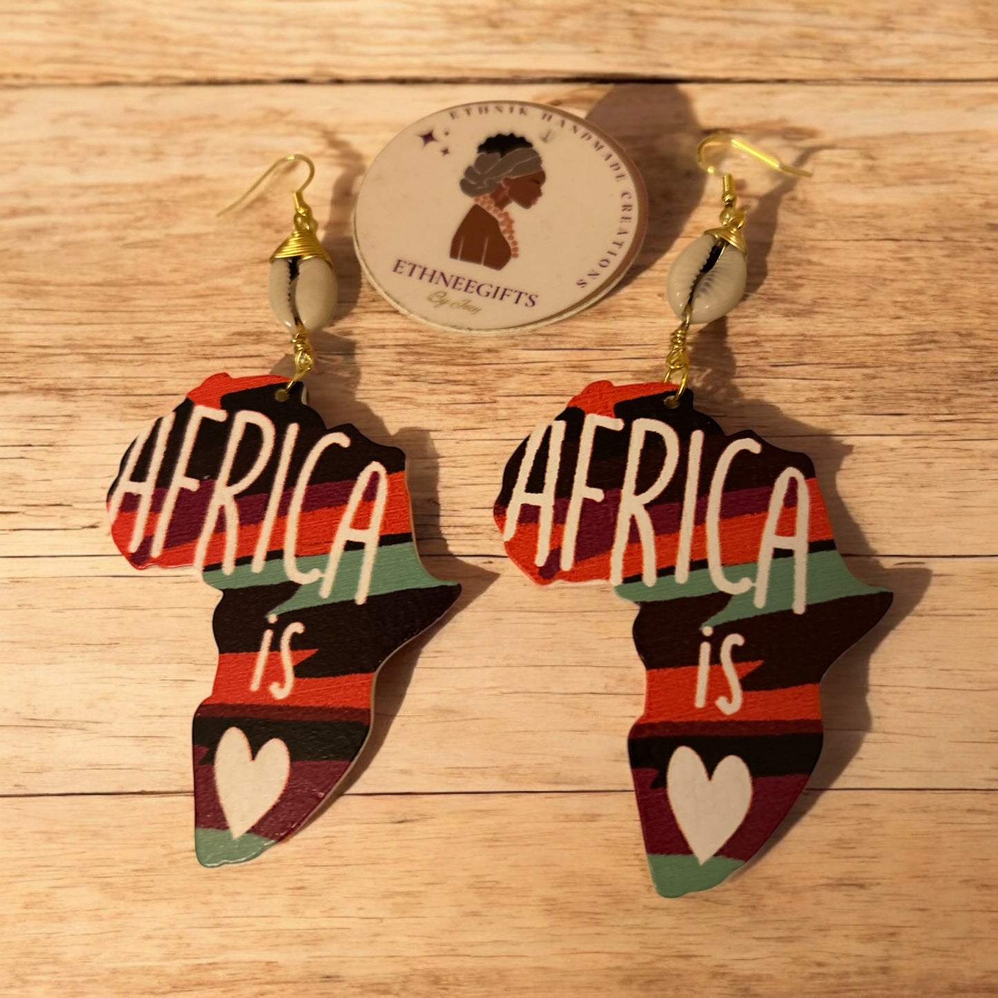 Earrings SANAA Africa Gold